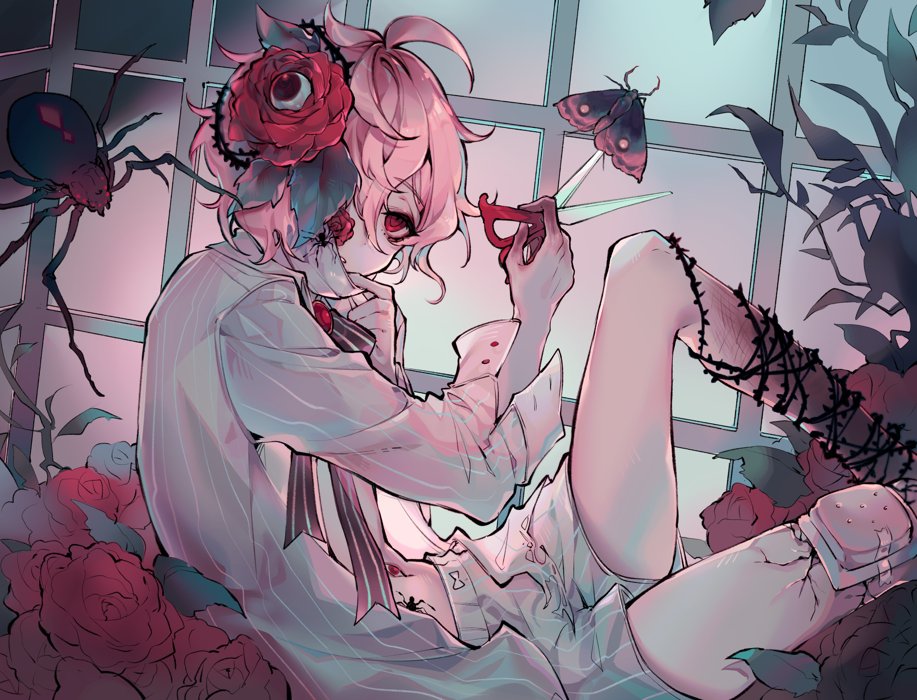イラスト　ポップ画　アニメ風　自作画 ぼかし効果で輝く！アニメ風のイラストを描いてみよう