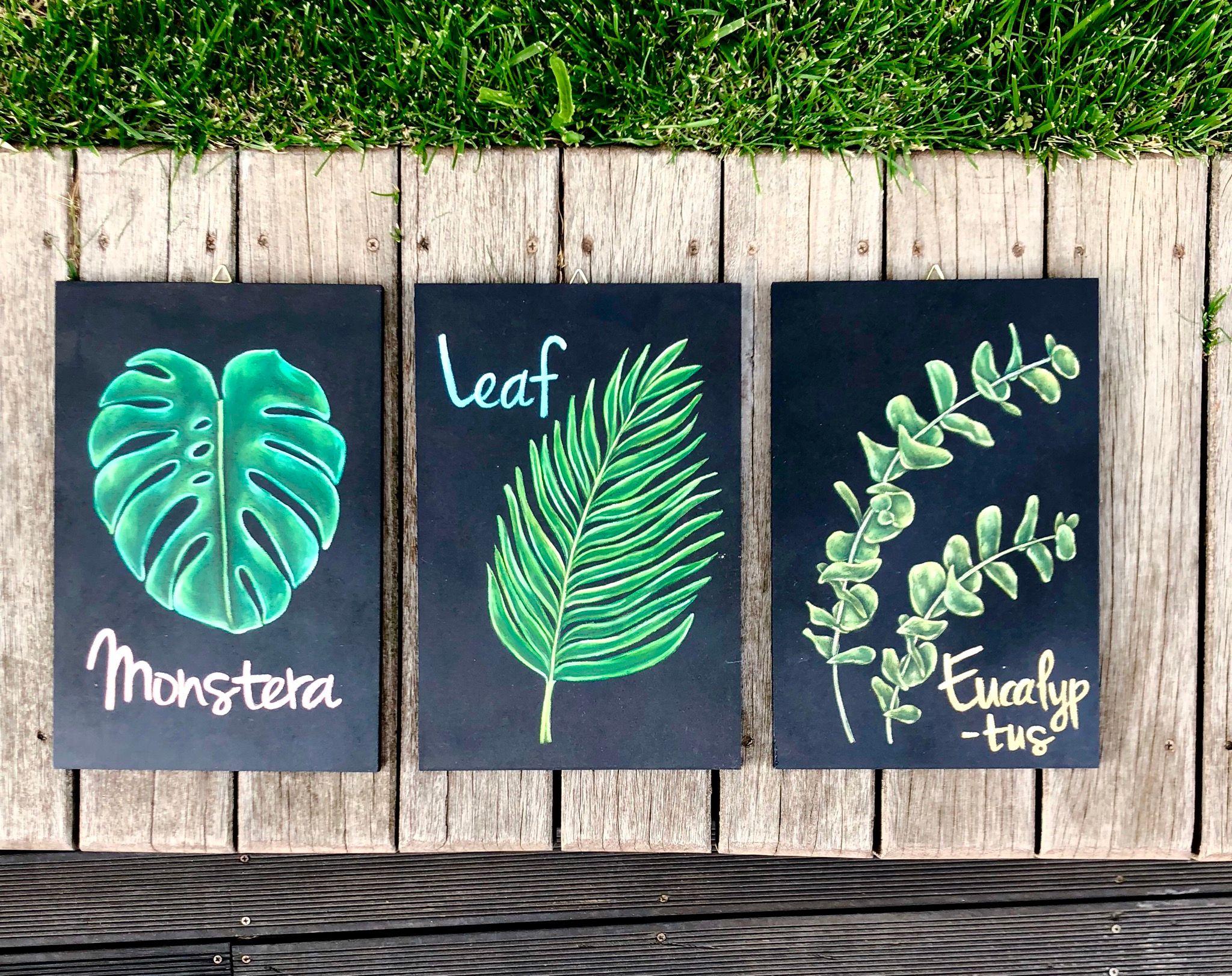 클래스101 Chalk art class with design agate, blackboard painting