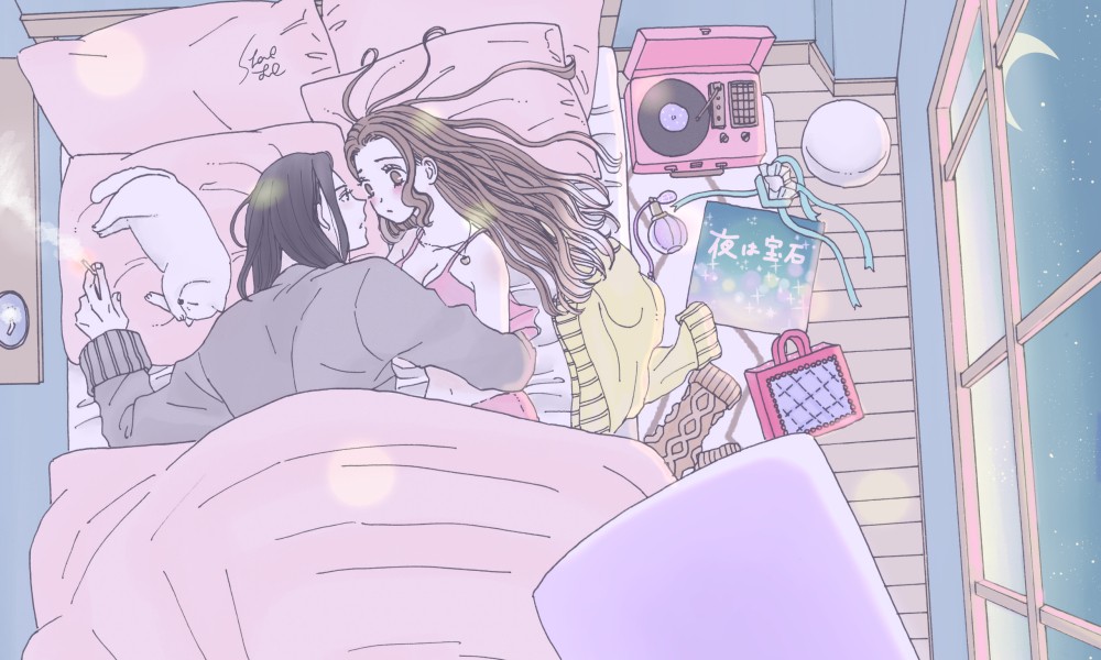 あなたの妄想に色を付ける ロマンチックなカップルイラスト シェリーリリー Class101