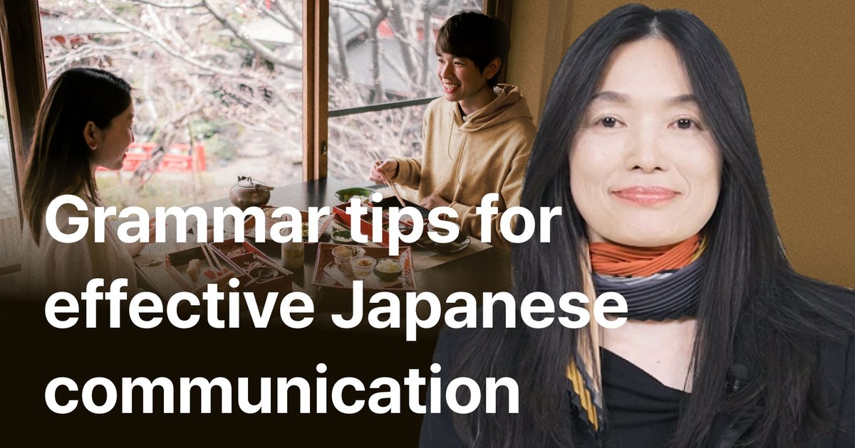 CLASS101+ | Conversation starts with grammar! Conquering Japanese for ...