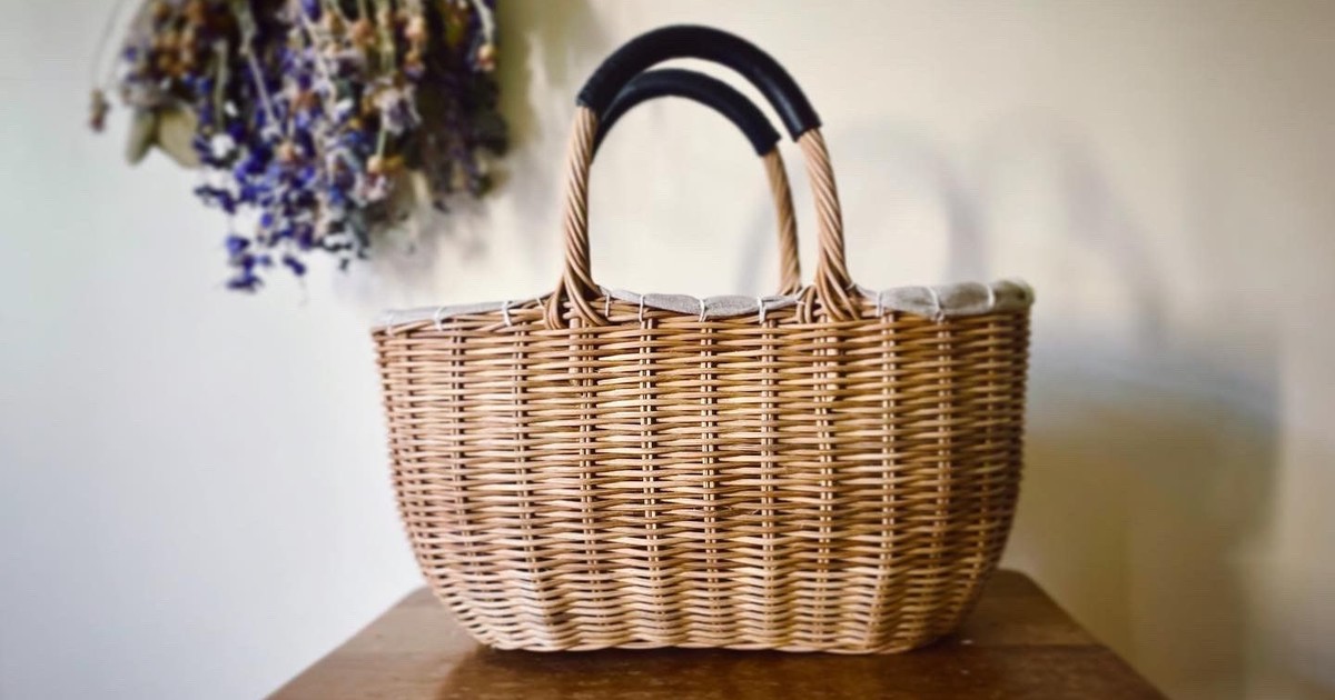 CLASS101+ | Made with natural rattan - oval and square basket bags