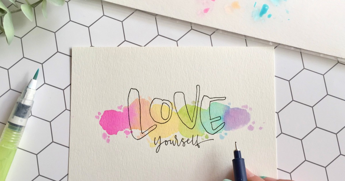 CLASS101+ | I want to learn from scratch! colorful blush lettering