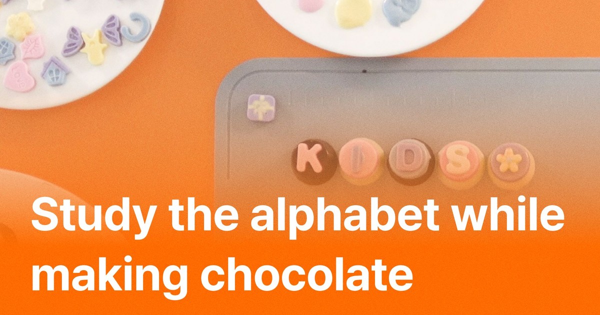 CLASS101+ | My child starts learning English as sweet as chocolate