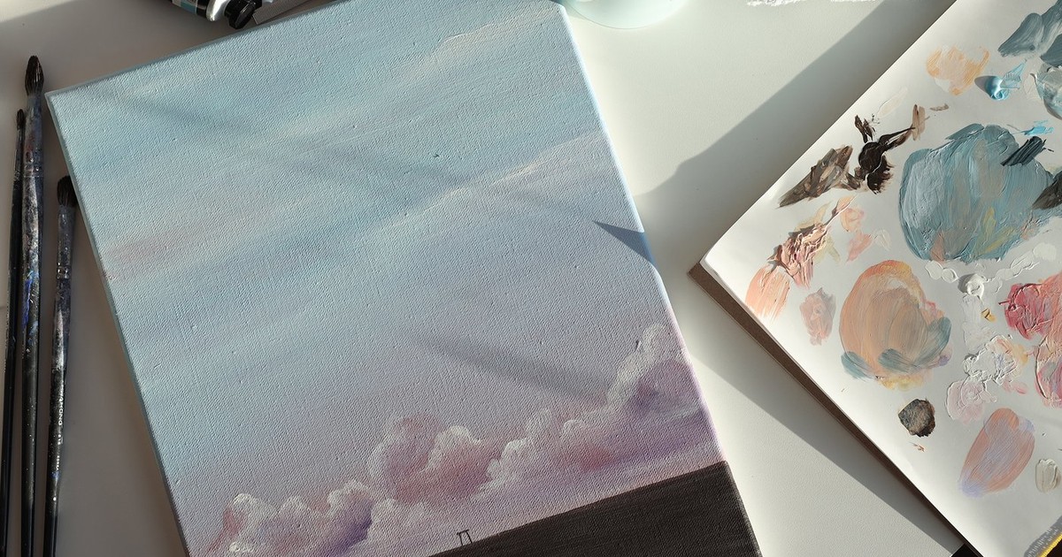 Class101 アクリル絵の具で描く落ち着いた風景 Suedduのアクリル画クラス シュッツ Sueddu