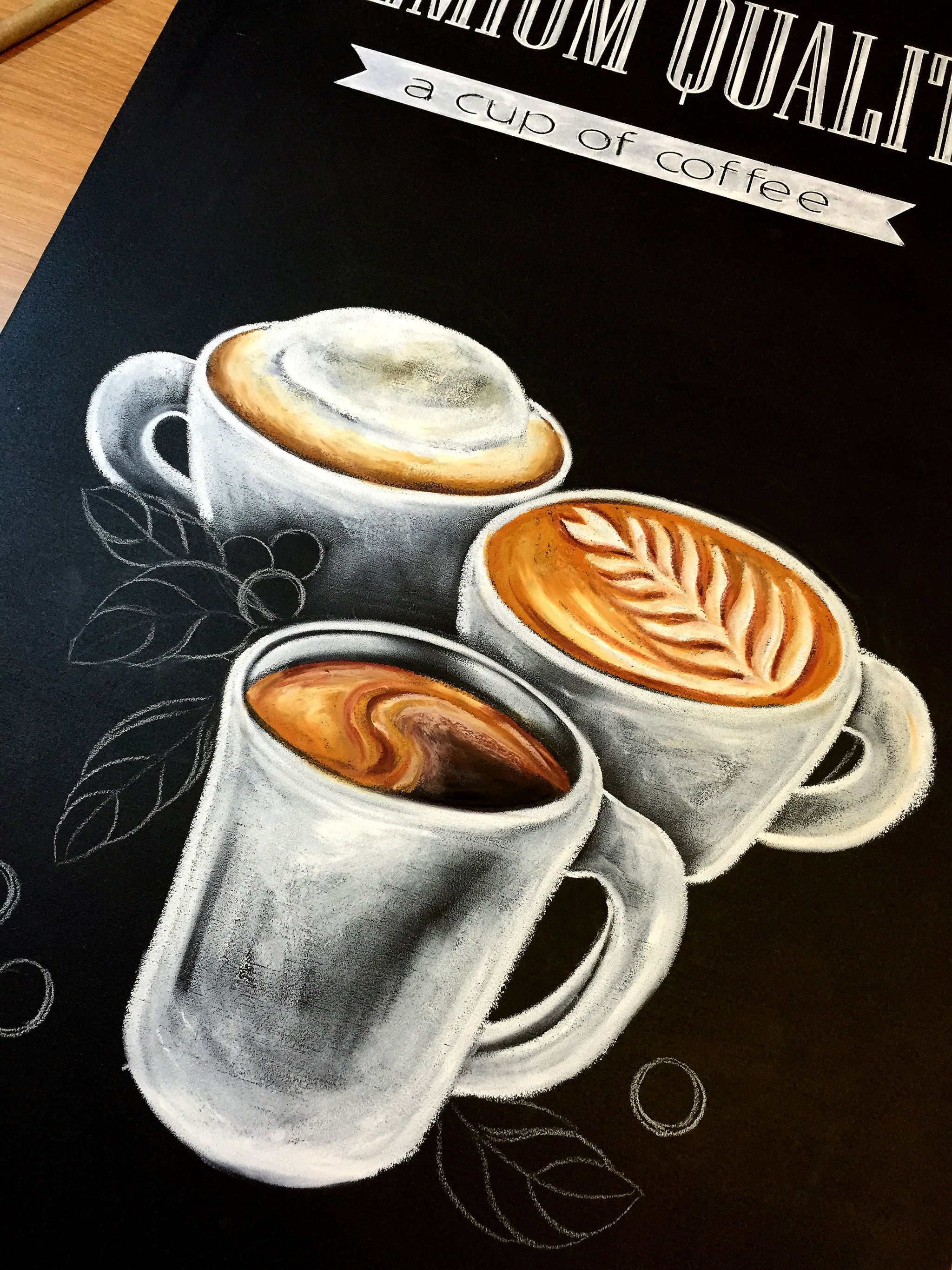 클래스101 Chalk art class with design agate, blackboard painting